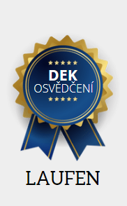 Certifikát DEK - montáž LAUFEN